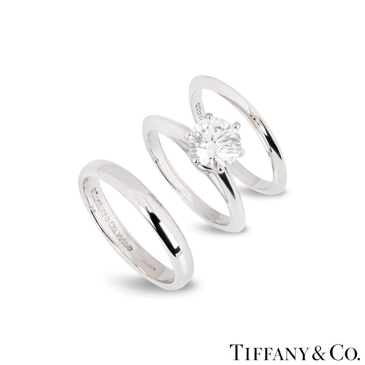 tiffany and co bridal set